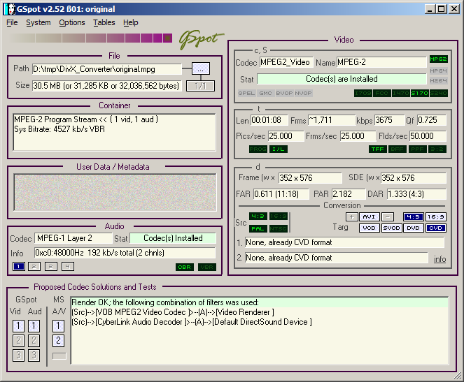 divx converter mpeg-2 dvd plug-in